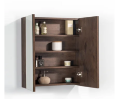 By Goof Spiegelkast Tieme mat donker eiken 60x70x16cm