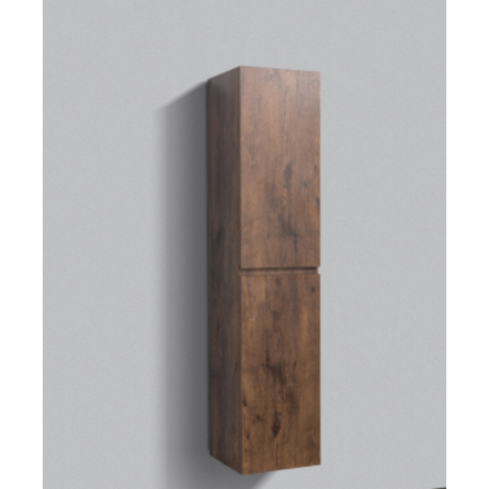 By Goof Kolomkast Tieme mat donker eiken 160x35x35cm