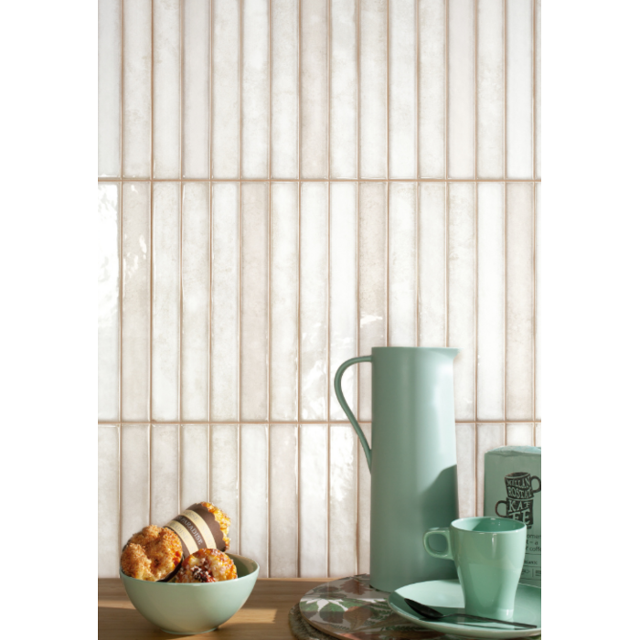 La Platera Cerámica Brick Raku Pearl mozaiektegel 35x35cm