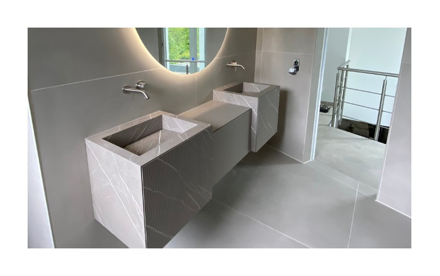 Recent opgeleverde badkamer