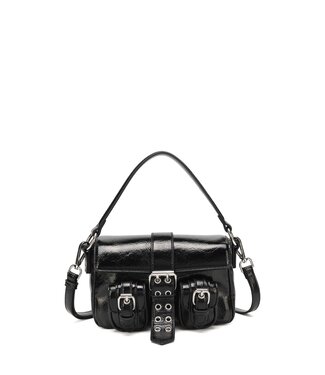 NÚNOO NÚNOO SMALL HONEY BUCKLE RECYCLED COOL BLACK Bag