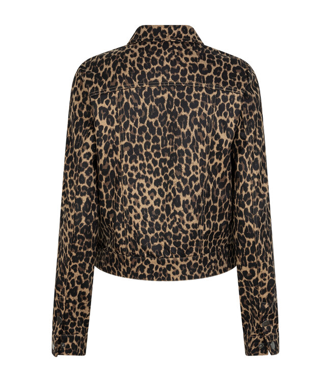Red Button LEOPARD Jas