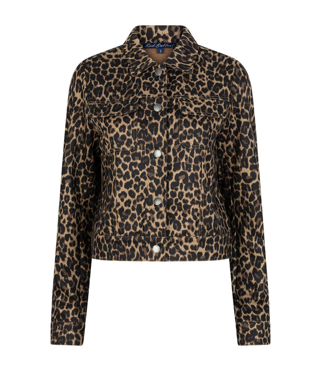 Red Button LEOPARD Jas
