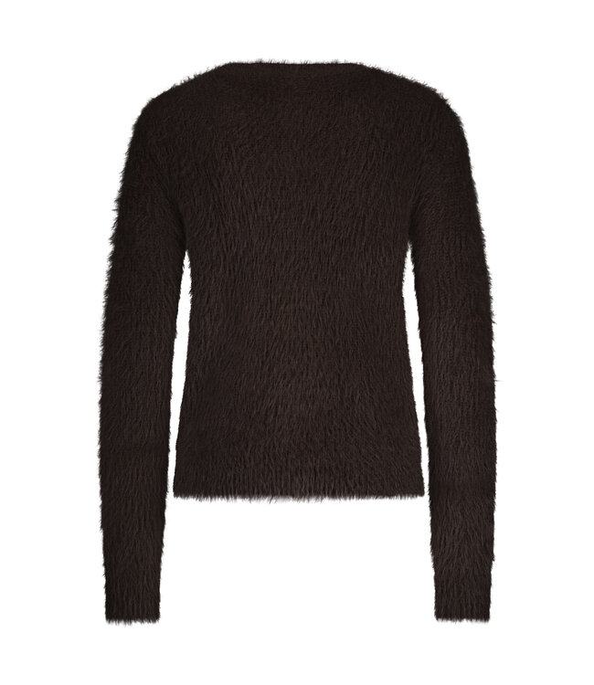 Red Button CARDIGAN FUZZY Vest