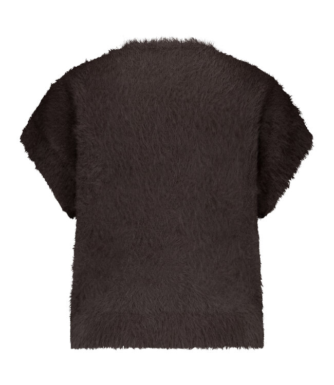 Red Button SLEEVELESS FYZZY Vest