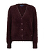 Red Button FUZZY Vest