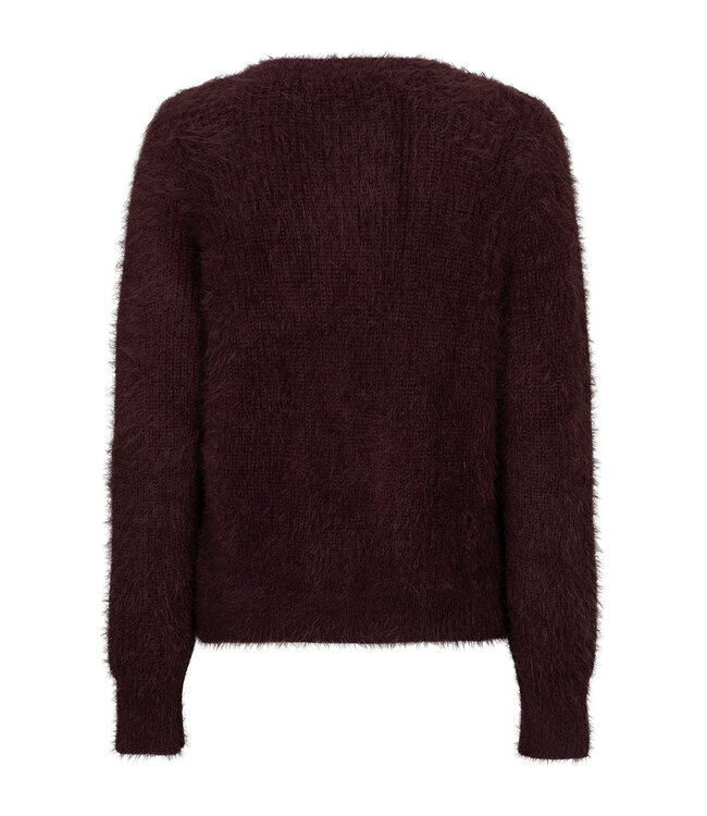 Red Button FUZZY Vest