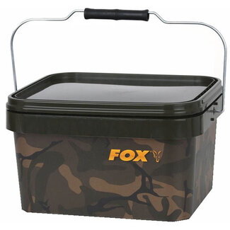 FOX Seau carré Camo | 5 litres | seau