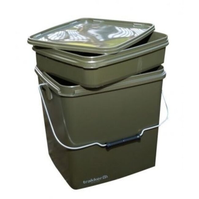 Trakker 13L Square Container Incl. Tray (Bait Bucket)