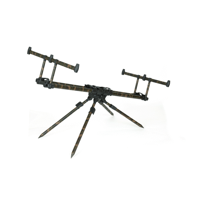 FOX Ranger MK2 Rod Pod (Camou) | 3 cannes à pêche