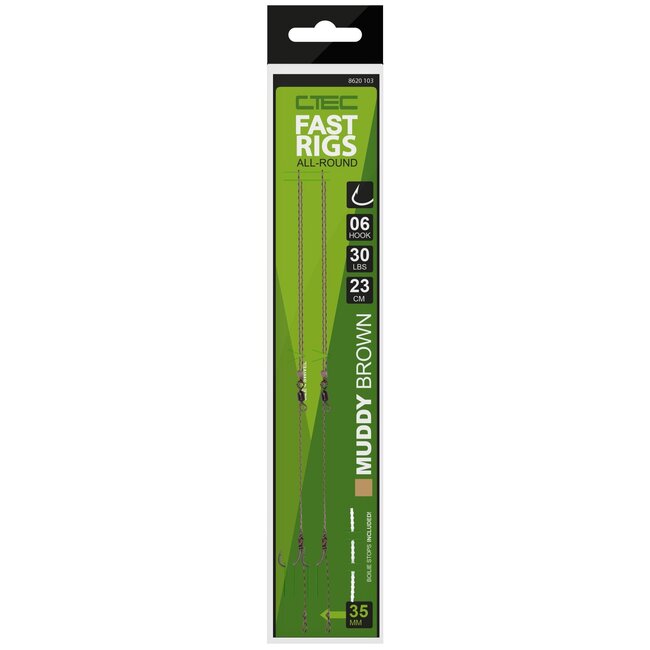 C-TEC Fast Rigs 'Muddy Brown' (2 pièces)
