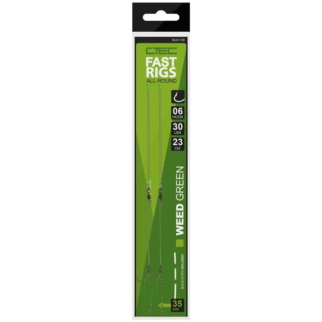 C-TEC Fast Rigs 'Weedy Green' (2 pièces)