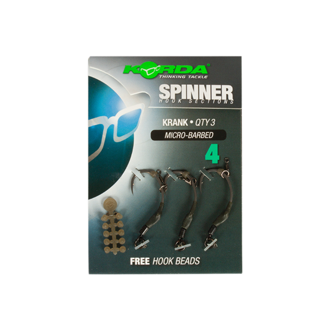 Korda Sections de crochets de spinner Krank (3 pièces)