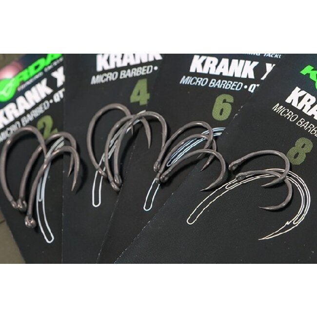 Korda Krank X (10 pièces) | Crochet à carpe