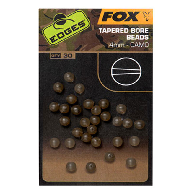 FOX Perles à alésage conique Edges Camo (4mm)