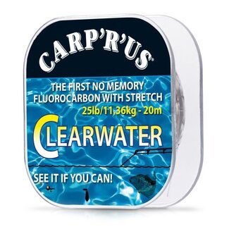 Carp´R´Us Clearwater Fluorocarbon hooklink material | 20m