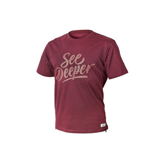 Fortis Eyewear T-Shirt 'See Deeper' (Maroon) OP=OP