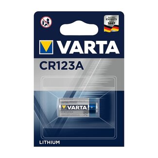 Varta Pile professionnelle CR123A au lithium 3V