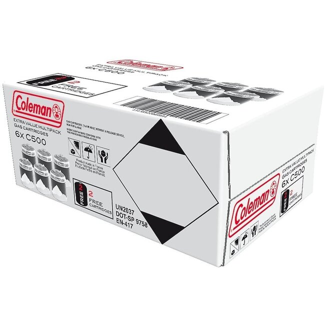 Coleman Cartouche C500 Value 6-Pack