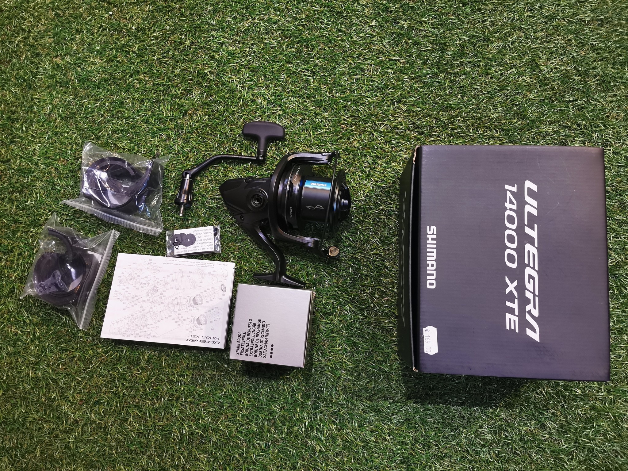 Moulinet De Pêche SHIMANO Ultegra XTE Spod - Frein Avant, Ratio 5.2:1, 390m/0.30mm - Pour Carpe, Big Pit
