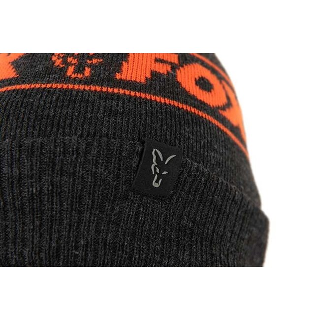 FOX Collection Bobble hat | Black & Orange