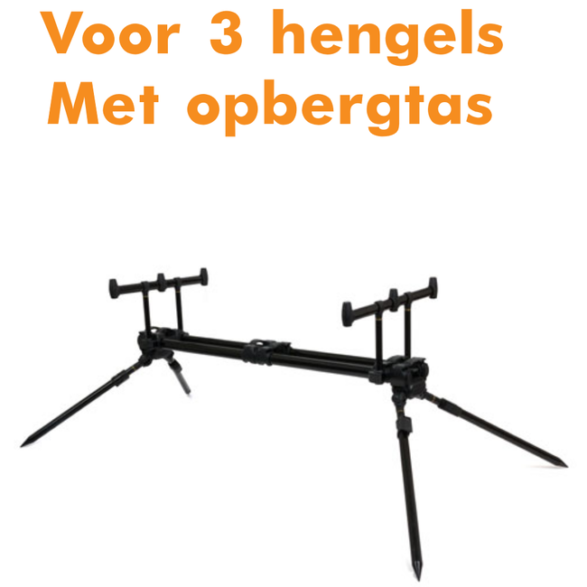 FOX Ranger MK2 Rod Pod (Incl. Case) | 3 Rods