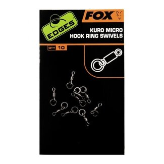 FOX EDGES™ Kuro Micro Hook Ring Swivels