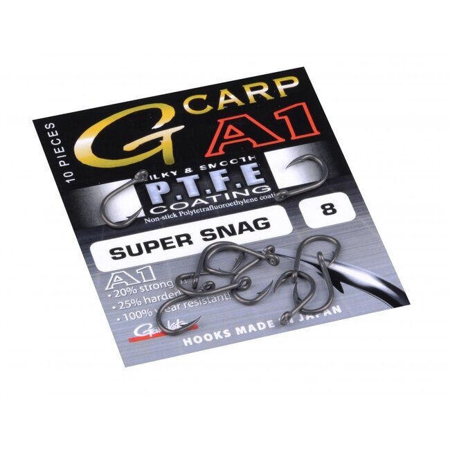 Gamakatsu A1 PTFE Super Snag (hameçon pour carpe) - Taille 8