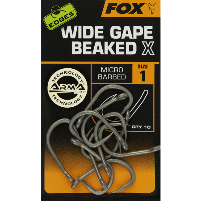 FOX Edges Wide Gape Beaked X (Carp hook)