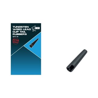 Nash Tungsten Weed Lead Clip Tail Rubber (caoutchouc)