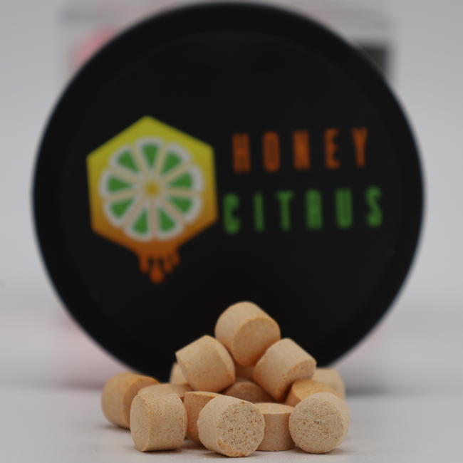 CC Solution Boilies Tablettes Honey Citrus Booster | 9mm | env. 95 pièces