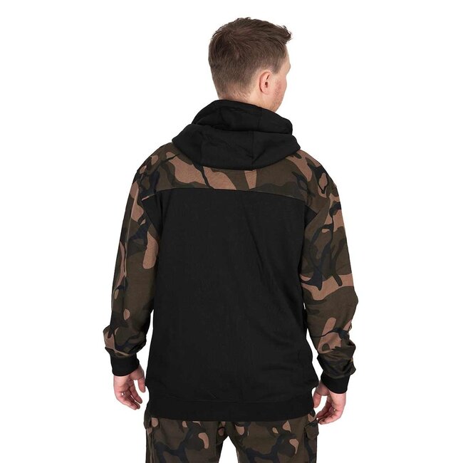 FOX LW Noir / Camo Split Zip Hoody