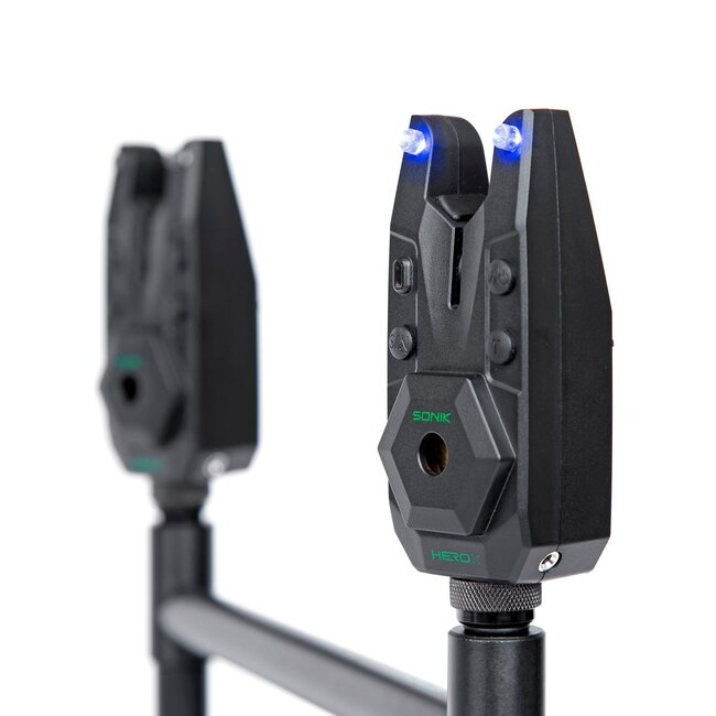 Sonik HeroX Bite Alarm Set 2+1 + Biwy Light