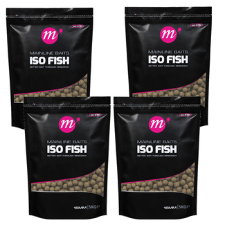 Mainline Bouillettes ISO pour poissons en promo - 20KG