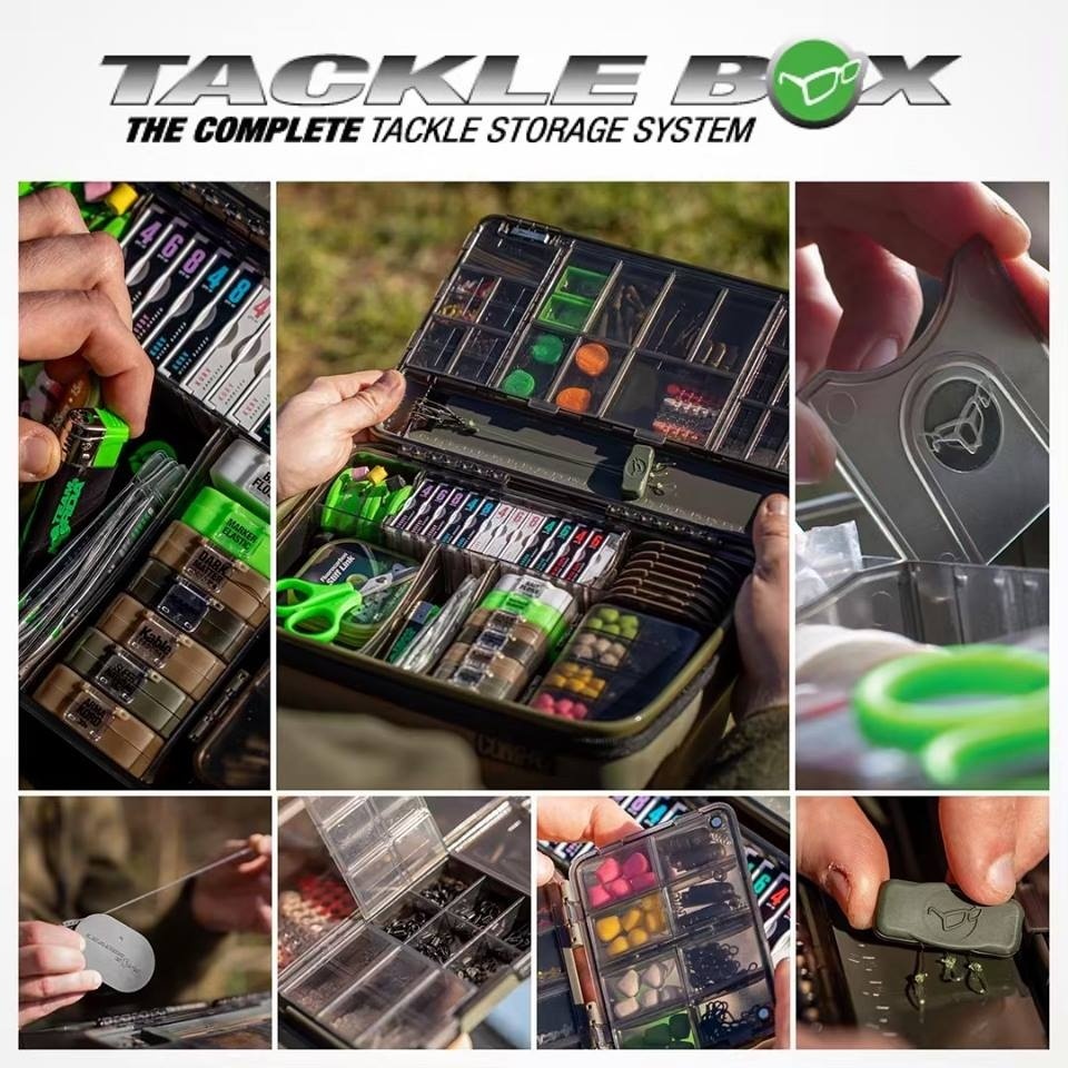 Korda Tackle Box : Organisation optimale pour le pêcheur de carpe