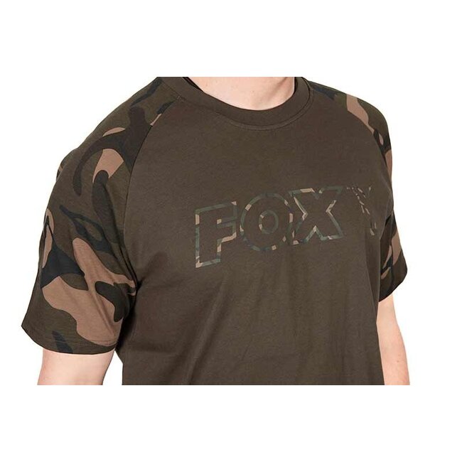 FOX Kaki / Camo Outline T-Shirt