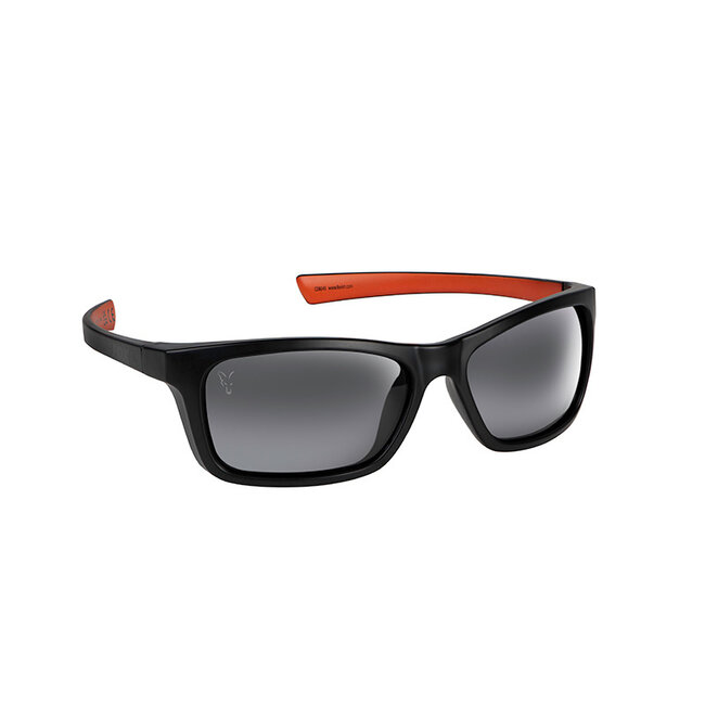 FOX Lunettes de soleil Polaroid Noir/Orange - verre gris