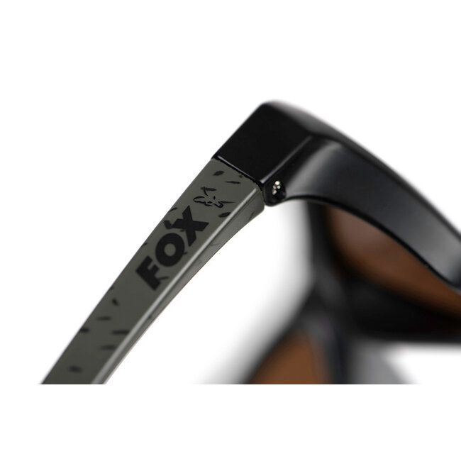 FOX Lunettes de soleil Polaroid - Green/Black - Lentille marron