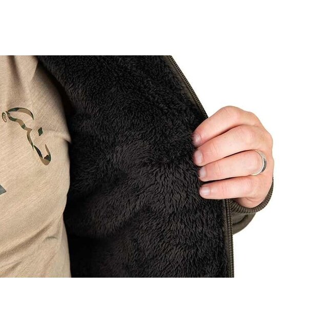 FOX Collection Sherpa Jacket Green & Black