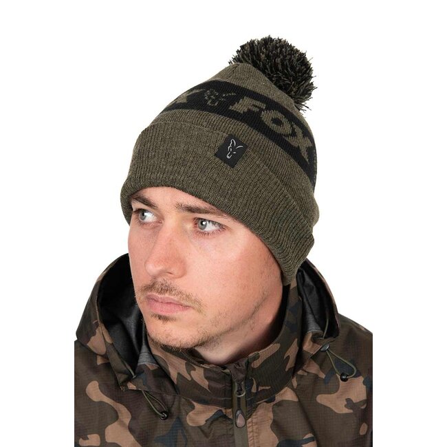 FOX Collection Bobble hat | Green & Black