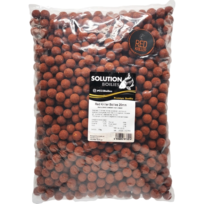 CC Solution Boilies Bouillettes Red Kriller | 5KG