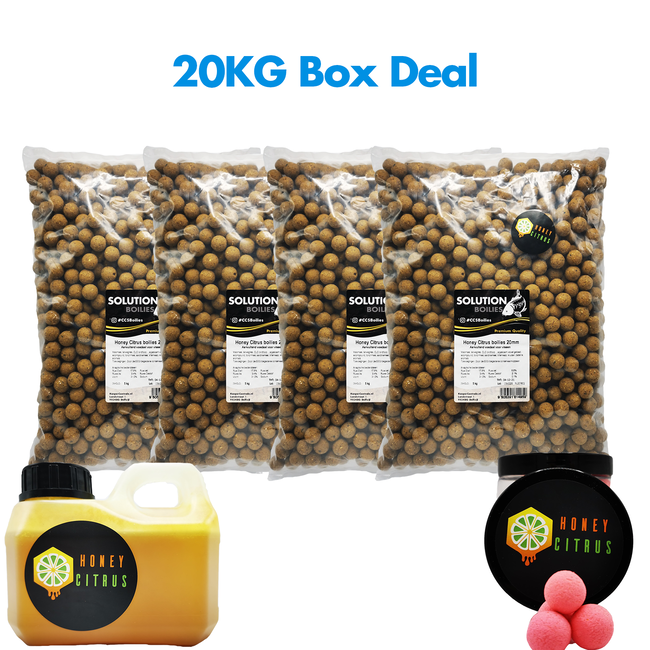CC Solution Boilies Honey Citrus 20KG Offre de boîte | Offre groupée