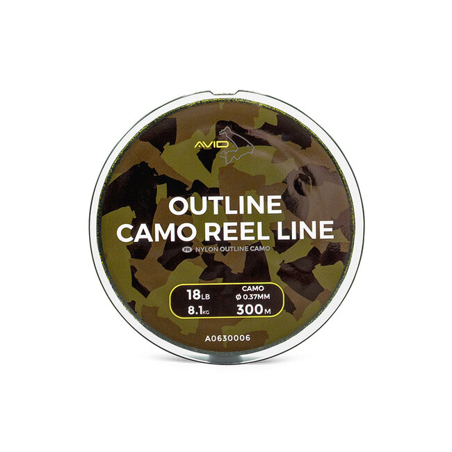 Avid Carp Outline Camo Reel Line 1000m (Main Line)