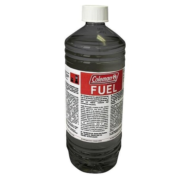 Coleman Bouteille de carburant - Bouteille noire Bouchon blanc