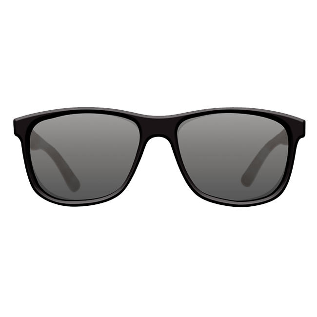 Korda Lunettes de soleil Classics Coquille noire mate | Oculaire gris