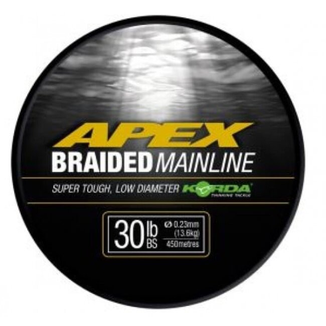 Korda Ligne principale tressée Apex (450 m) | Ligne principale tressée