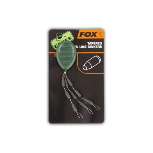 FOX EDGES™ Tungsten Mainline Sinkers (9 pièces)