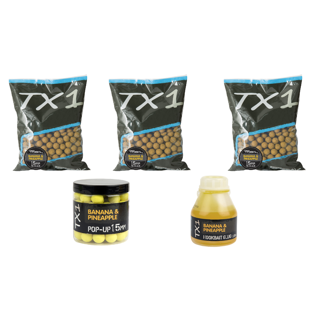 Shimano Banana & Pineapple Boilie Deal - Session Pack