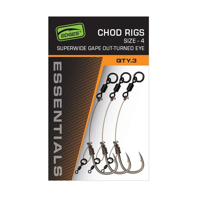 FOX EDGES Super Wide Gape Chod Rigs : indispensable pour tout pêcheur de carpe