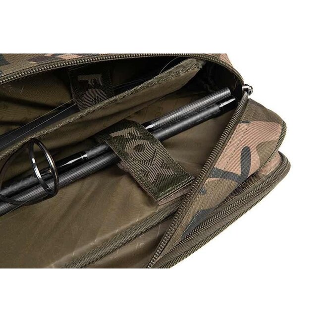 FOX Camolite 6 Rod Hardcases - Étui pour six cannes à pêche en style Fox Camo